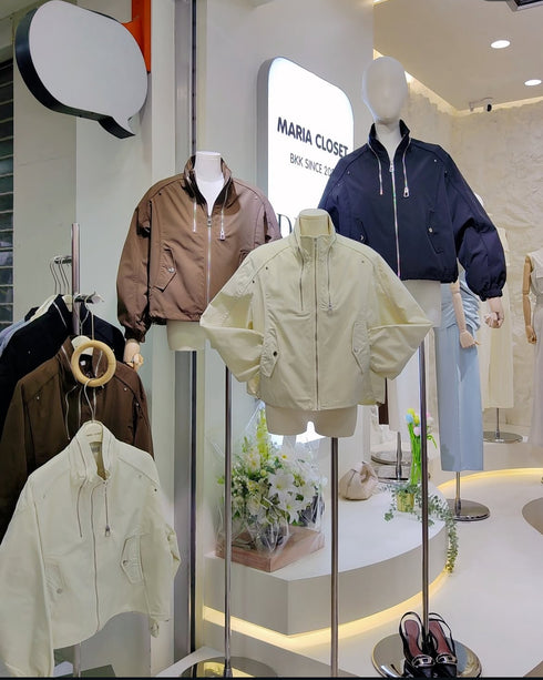 Ladies Casual Windbreaker Jacket